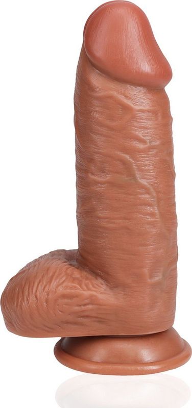 Extra Thick Straight with Balls 20,3 cm - Tan