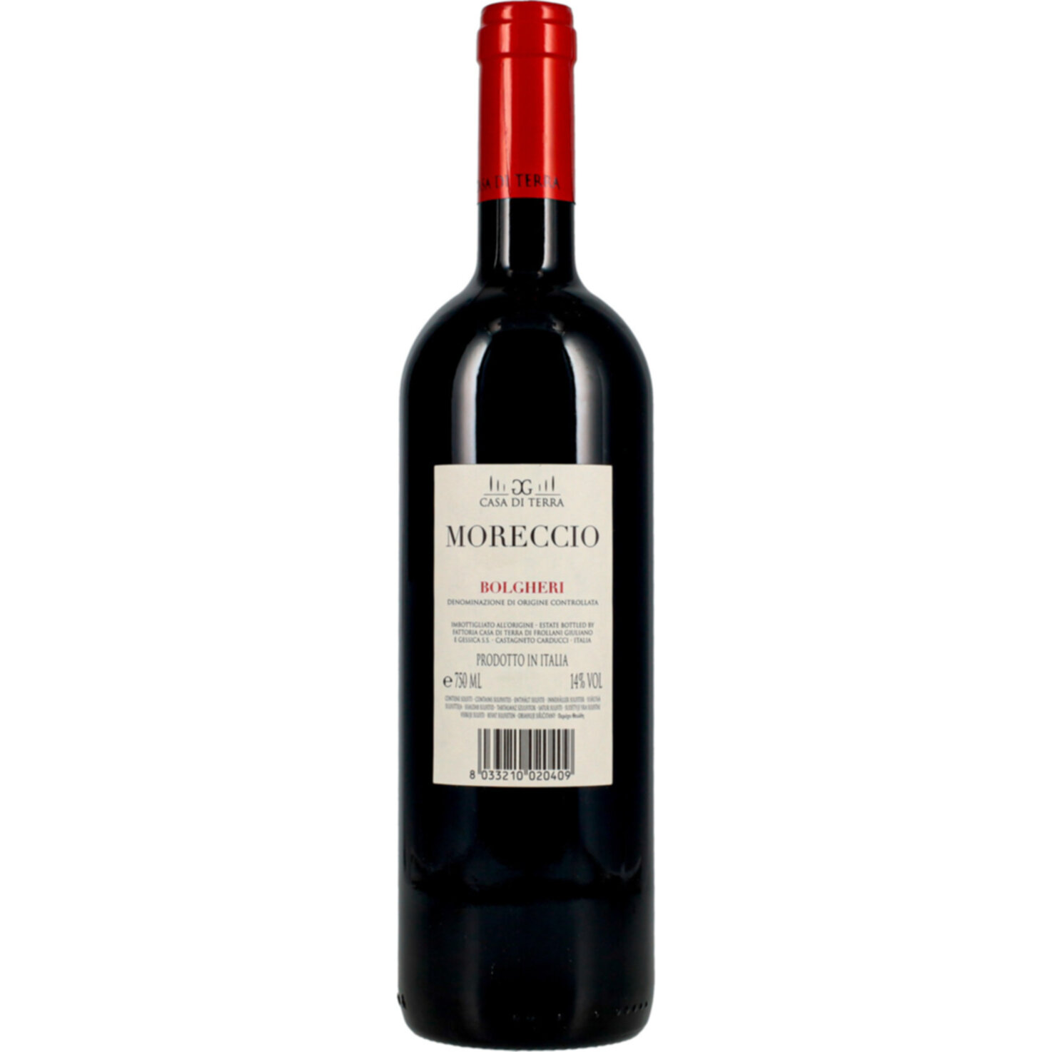 Bolgheri Rosso DOC Moreccio Fattoria Casa di Terra -75cl