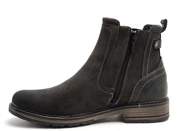 Mustang boots bottine homme 4157608 gris