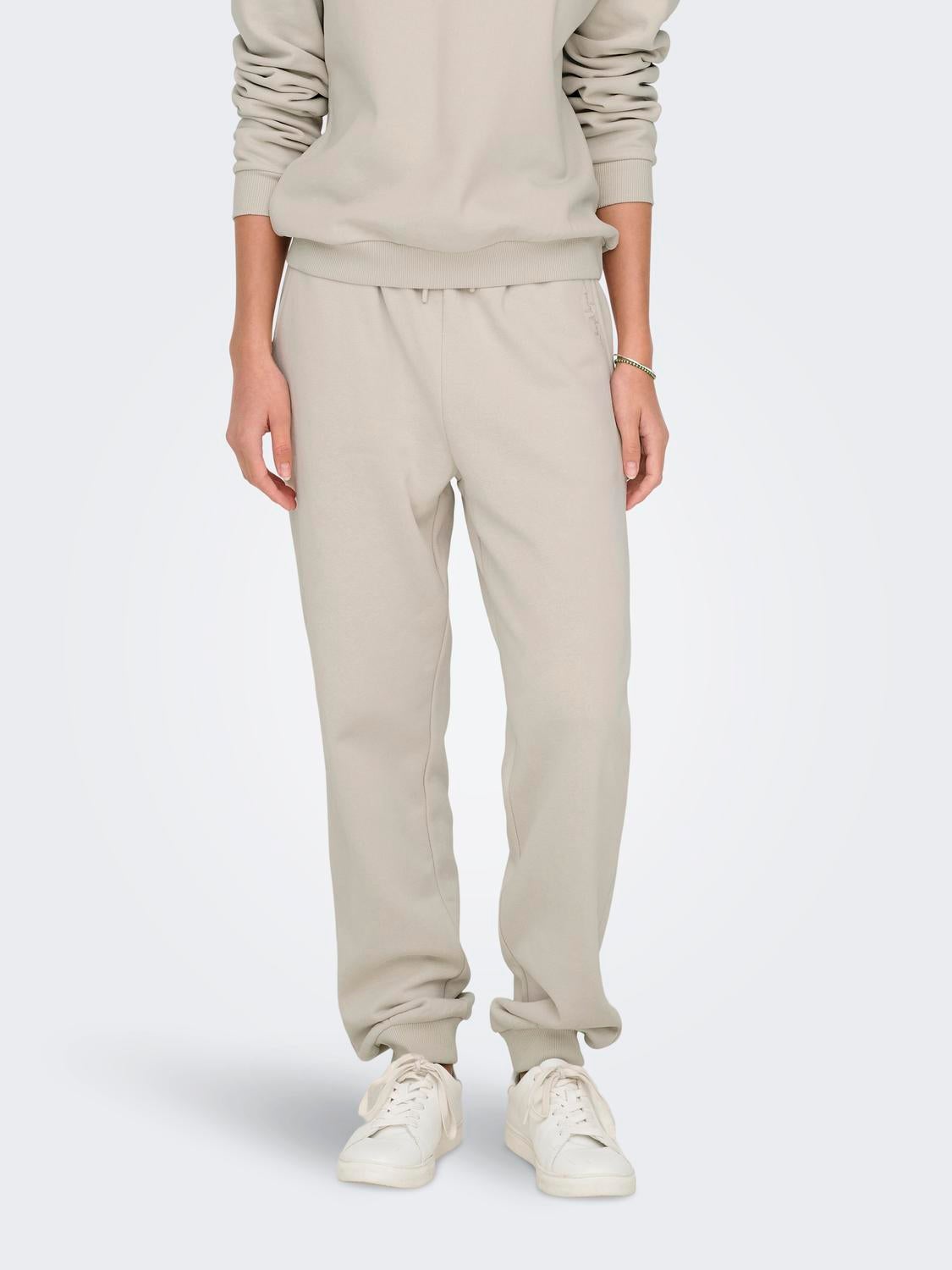 ONPLUX Hohe Taille Normal geschnitten Jogginghose Pumice Stone