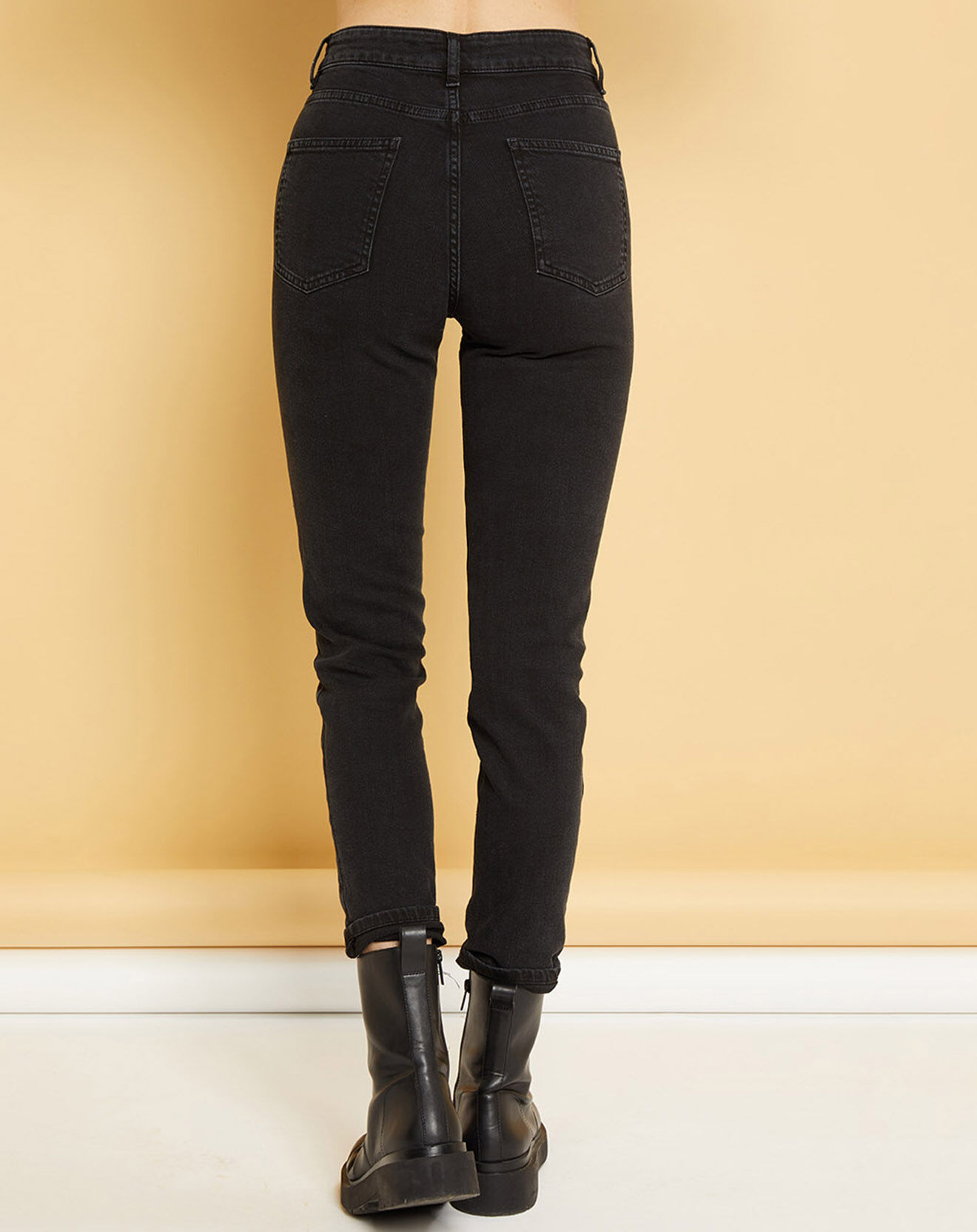 Acquaverde Jean slim Natural Nevada black stone