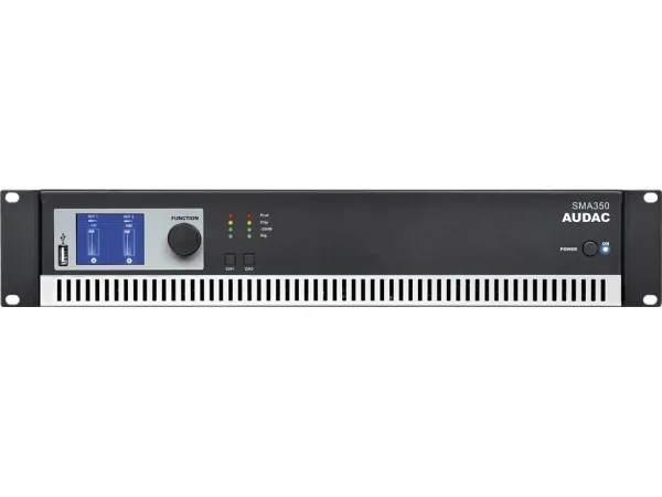 Audac SMA350 - Forstærker - 2 x 350 Watt - sort