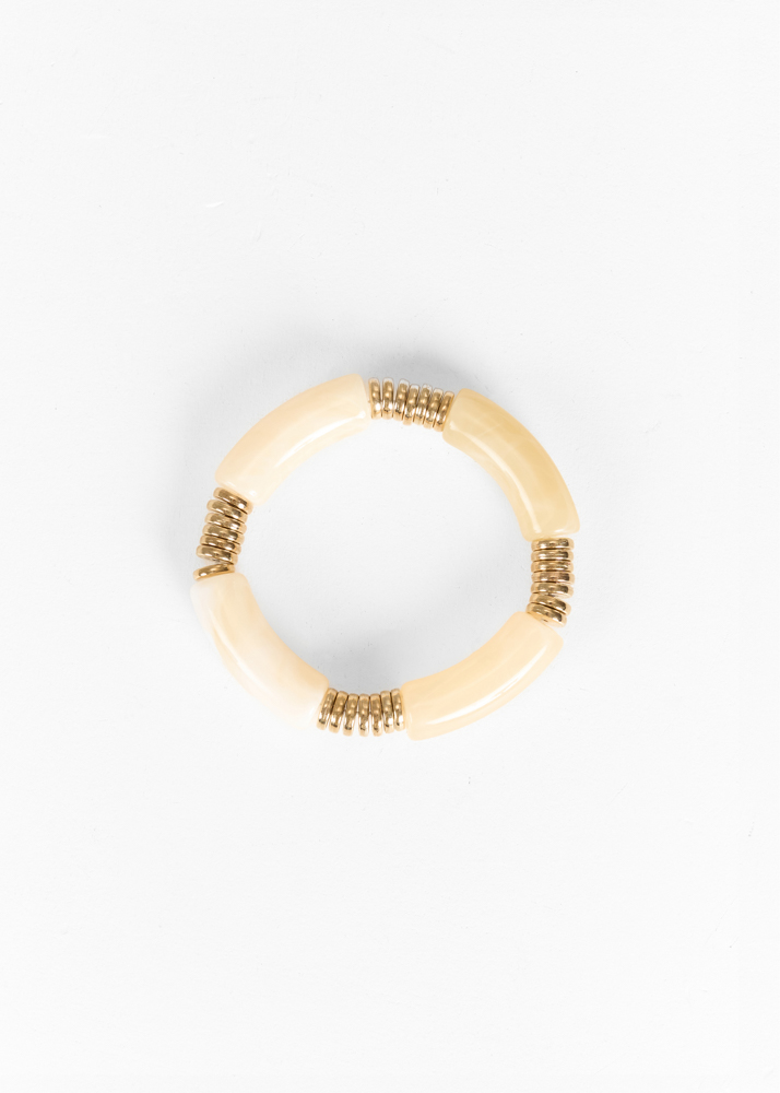 Ayden armband lichtgeel