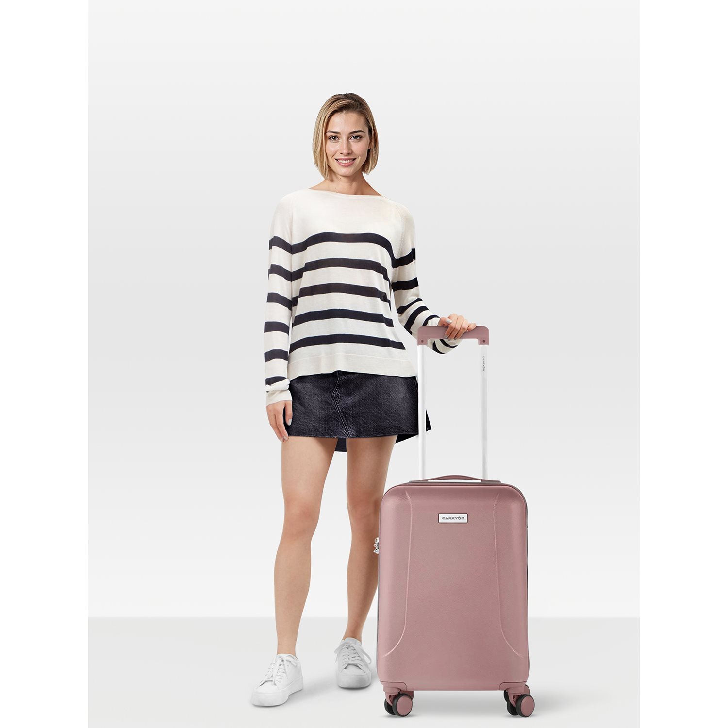 CarryOn Skyhopper 4 Wiel Trolley 55 old pink