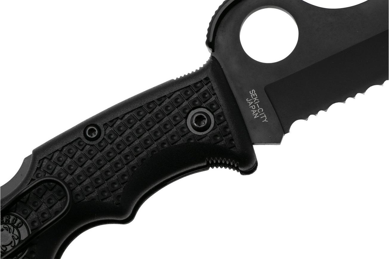 Spyderco Assist Black C79PSBBK serrated reddingsmes