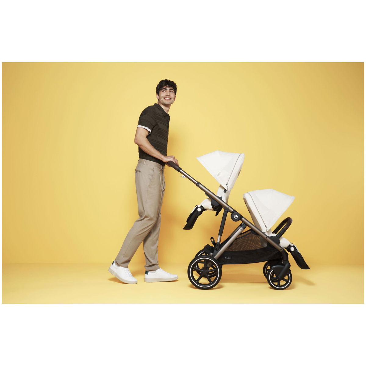 CYBEXCYBEX   Gazelle S Geschwisterkinderwagen seashell beige light beige
