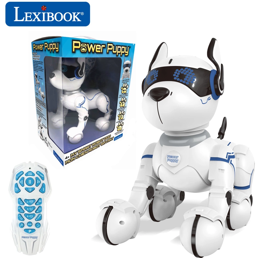 LEXIBOOK Power Puppy - Programmierbarer Lernroboter mit Fernsteuerung