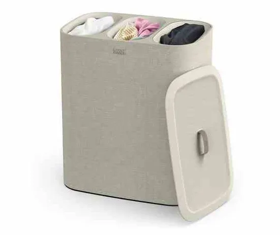 Joseph Joseph Tota Trio 90L Ecru Laundry Separation Basket