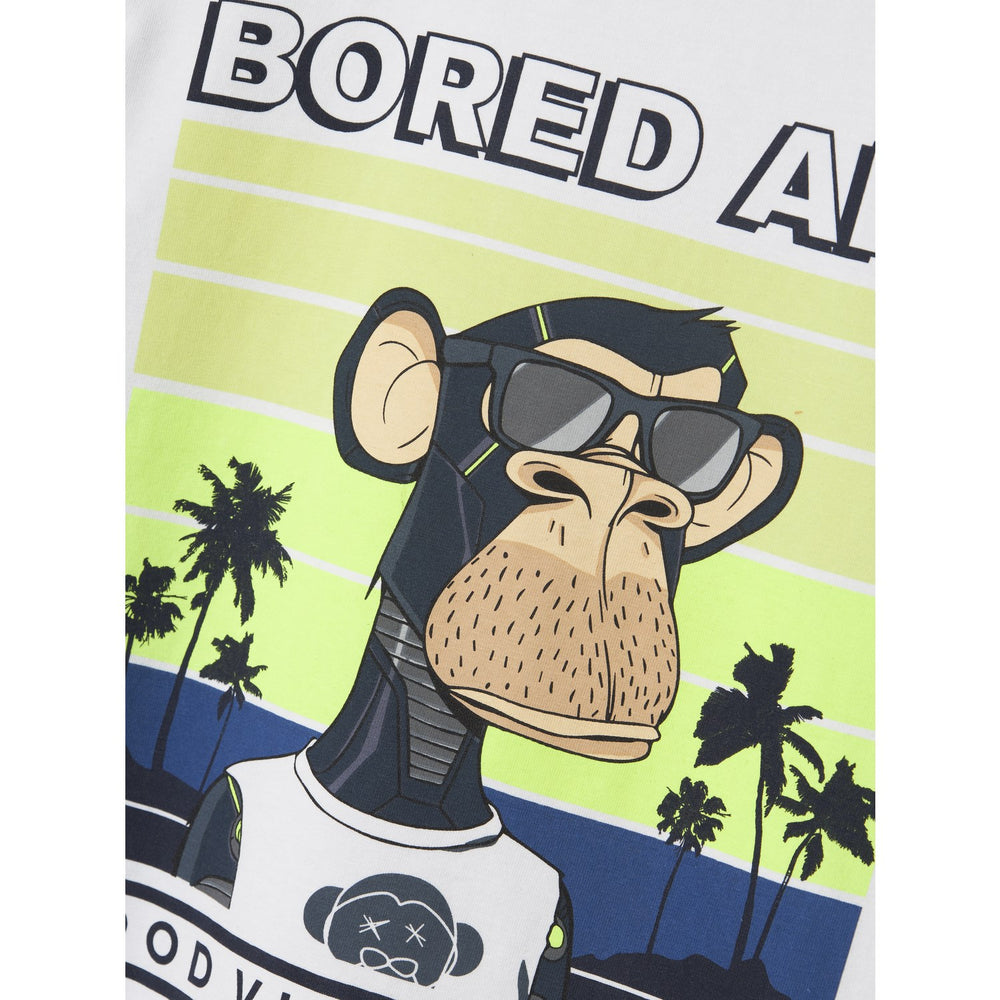 Køb Name It Cloud Dancer Fartil Bored Of Directors Regular T-Shirt