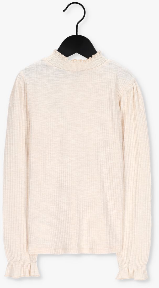 NOBELL beige nobell trui kooka melange rib jersey