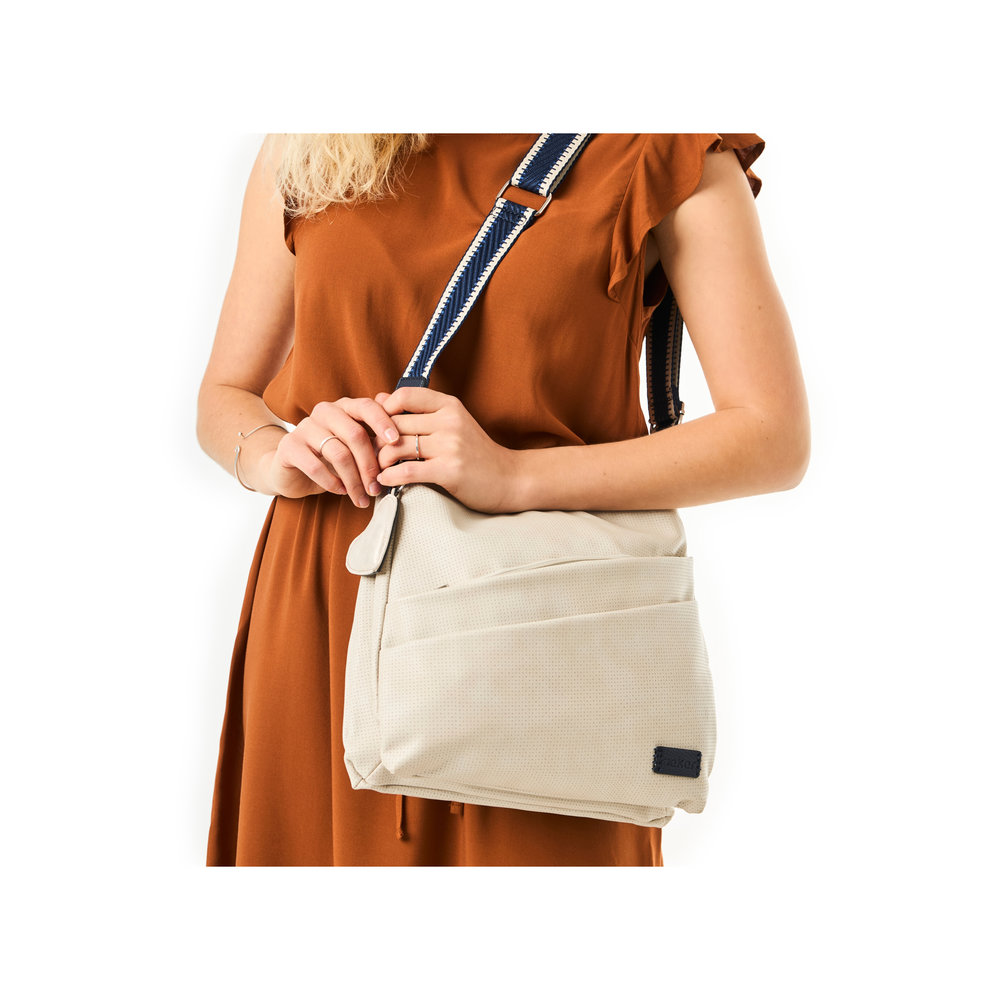 Rieker Tasche beige grau