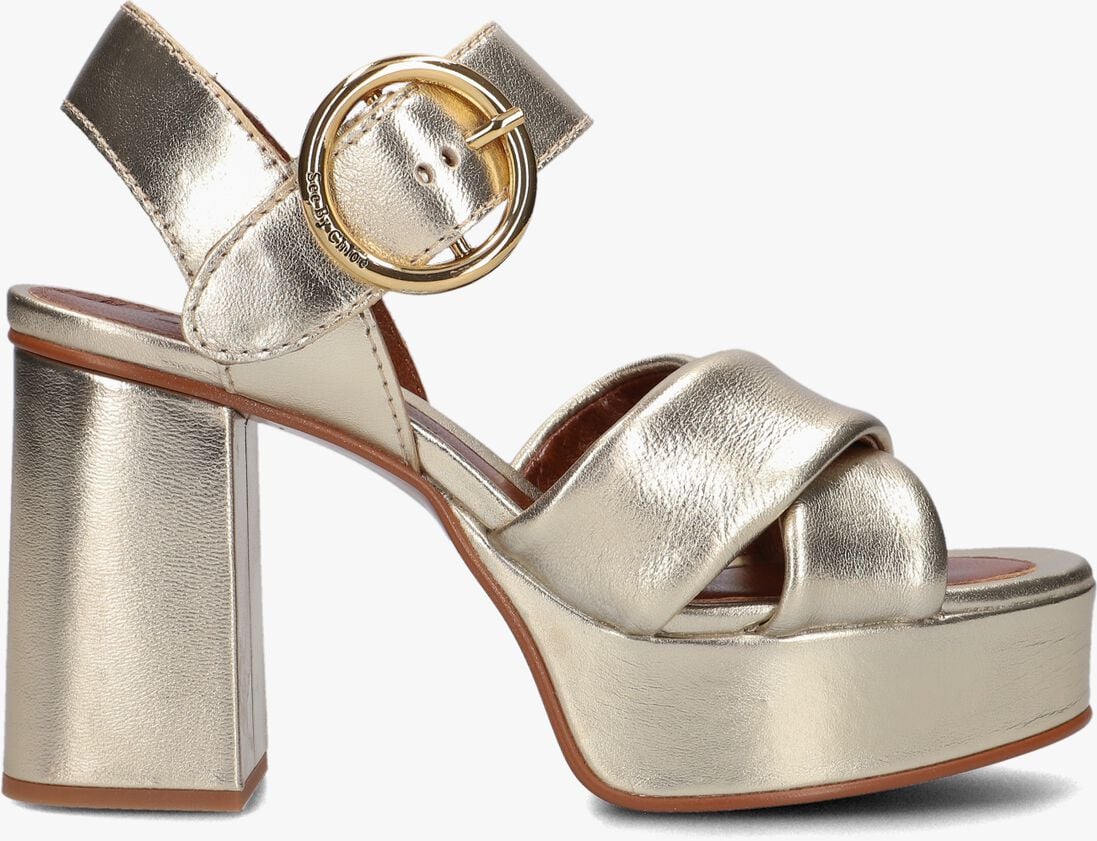 SEE BY CHLO\u00C9 gouden see by chlo&eacute; sandalen lyna sandaal
