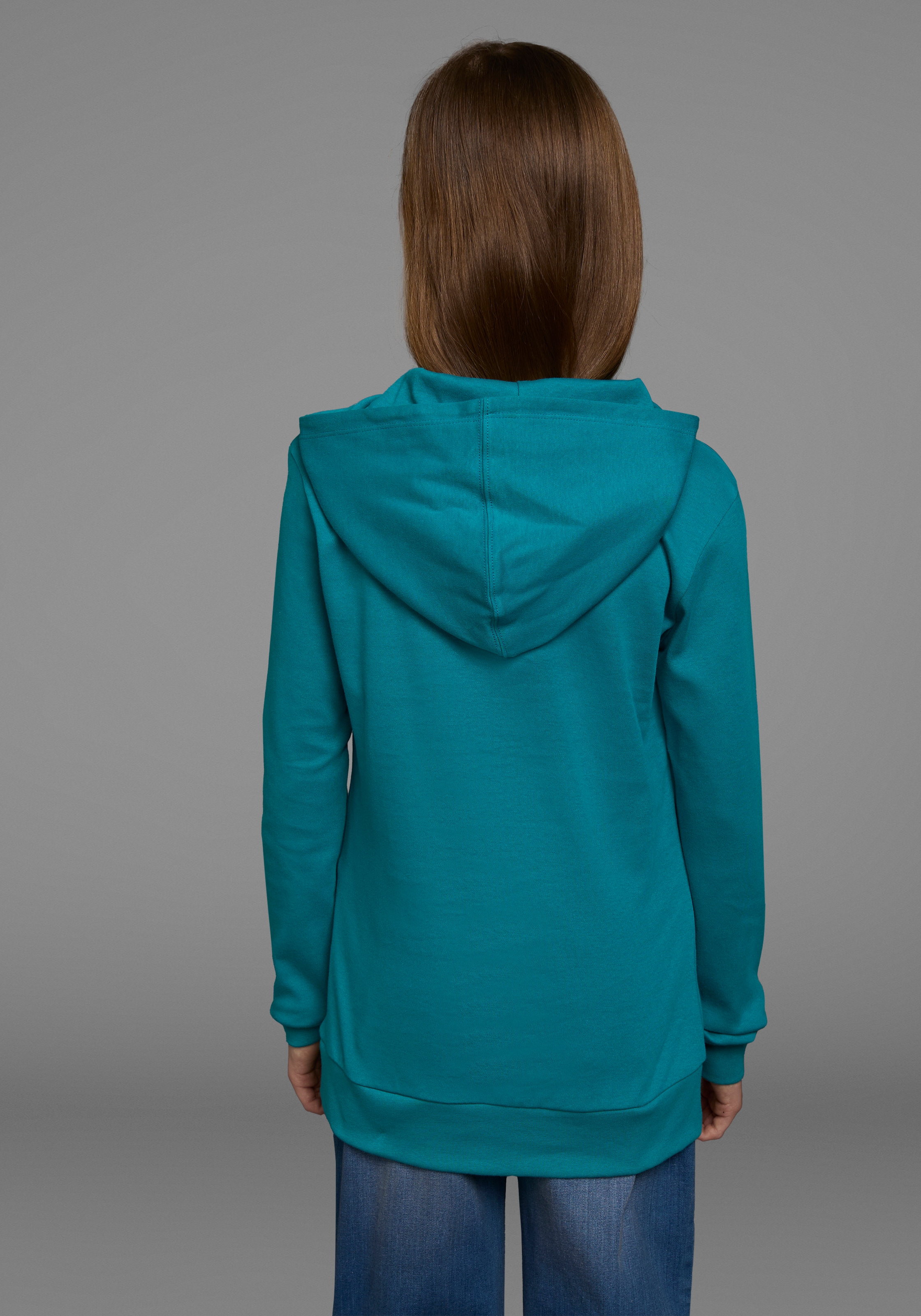KIDSWORLD Kapuzenshirt »SO EASY - Print«, Langarm,  Basic-Passform,  mit modischen Drucken