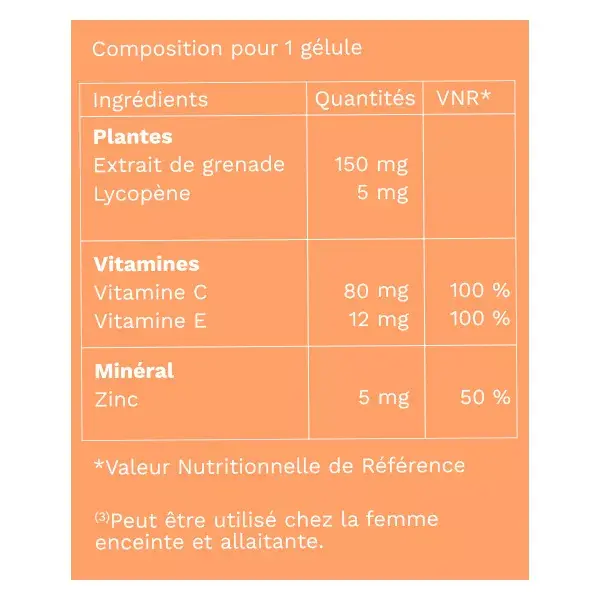 Omum Nutricosmétique Ma Protection Joli Teint 60 gélules