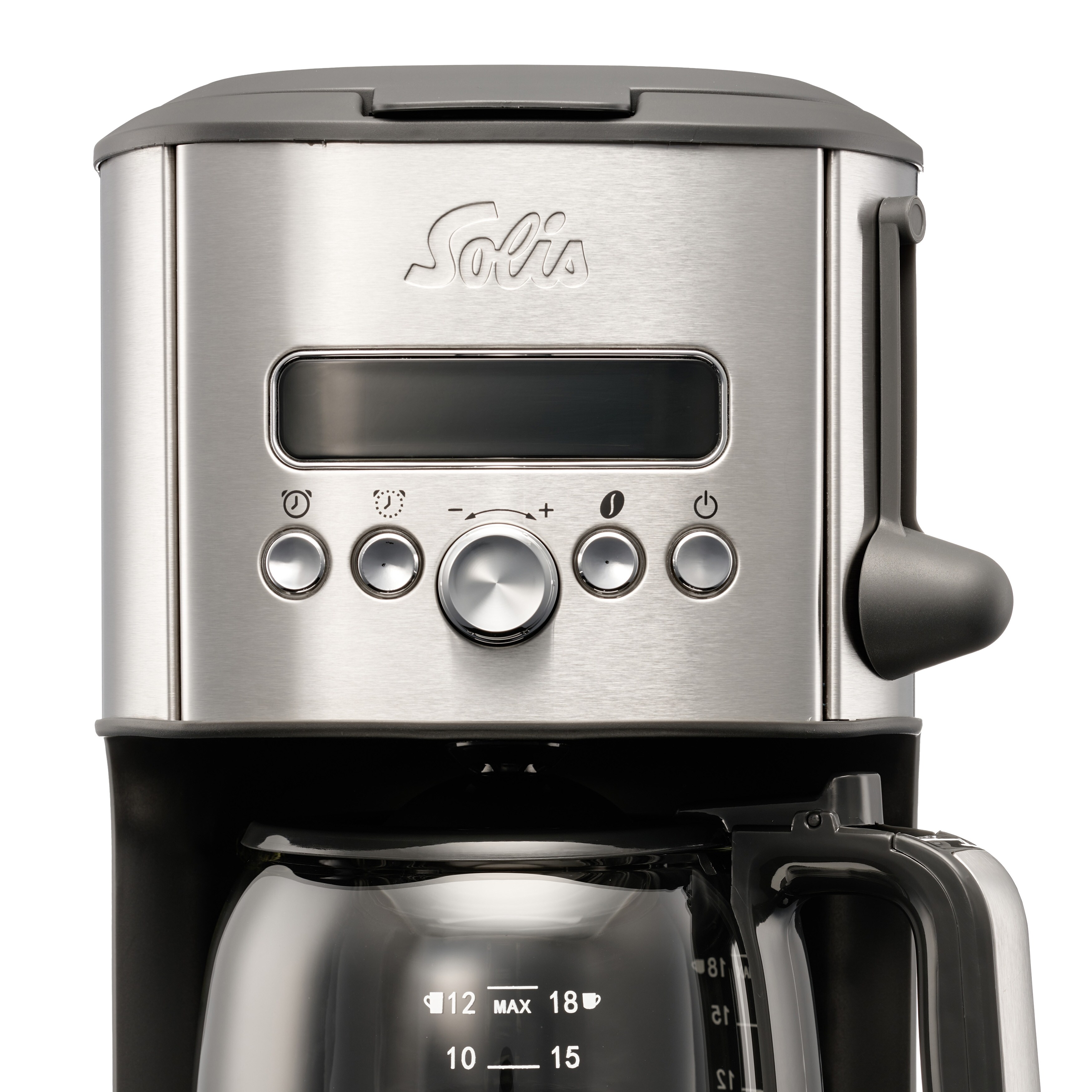 Solis Filterkaffeemaschine 1,8 Liter, für 12-18 Tassen, Timer