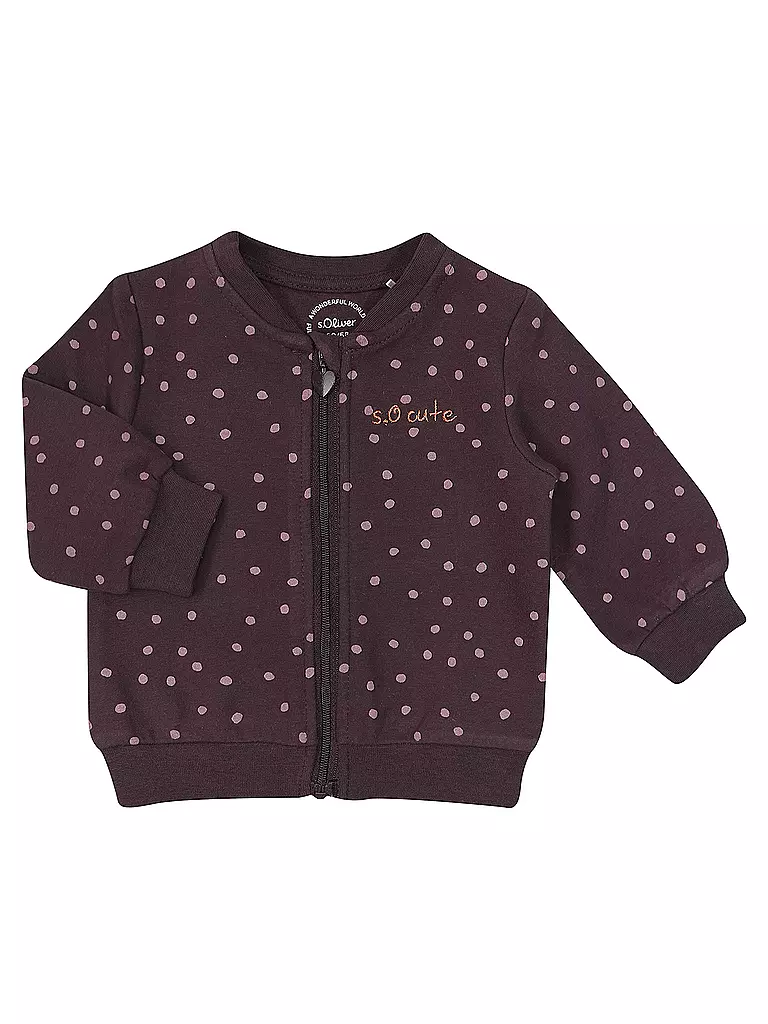 S.OLIVER Baby Sweatjacke lila