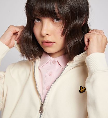 Lyle & Scott Cardigan m. Haube - Turtle Dove