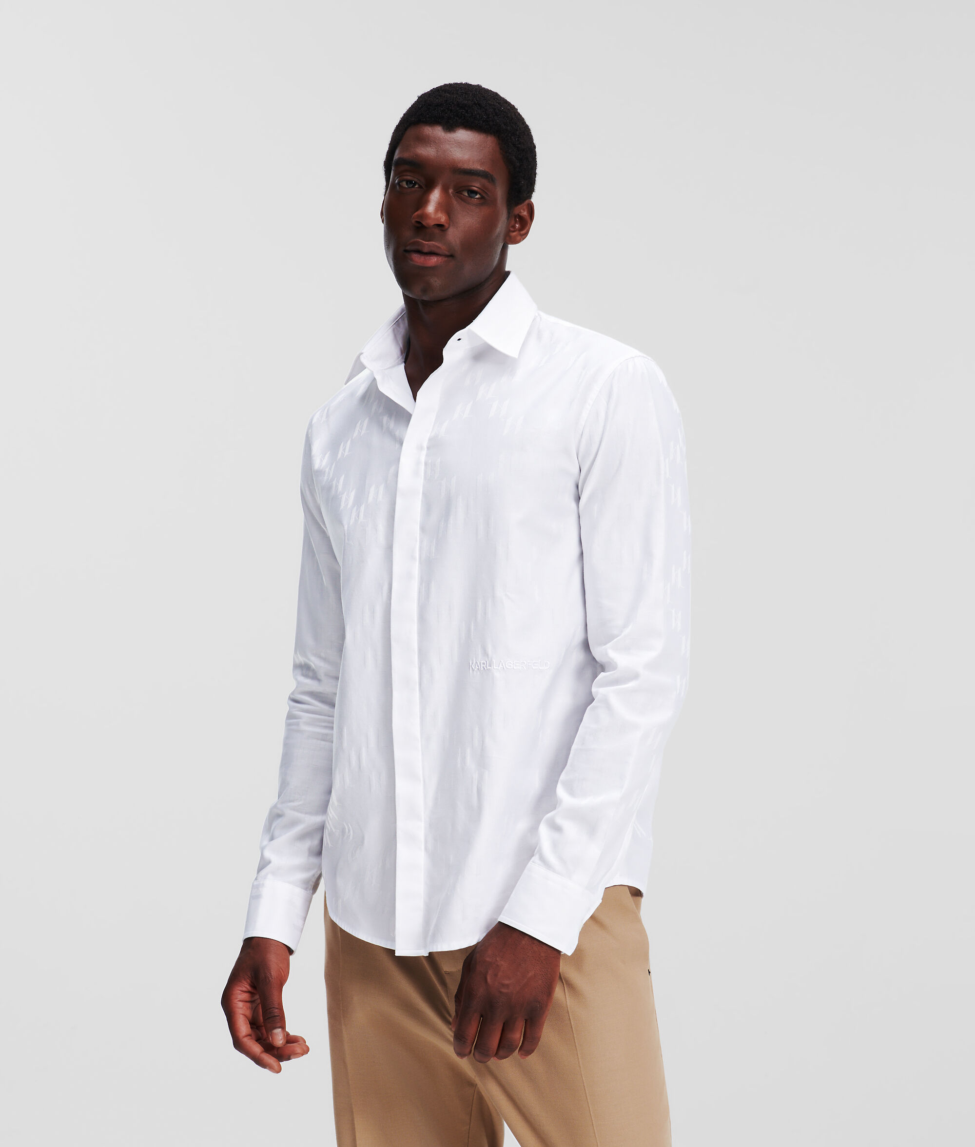 CHEMISE AVEC MOTIF DIAMANT KL MONOGRAM