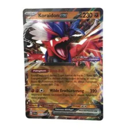 Pokemon limitierte XXL Sammelkarte Koraidon ex