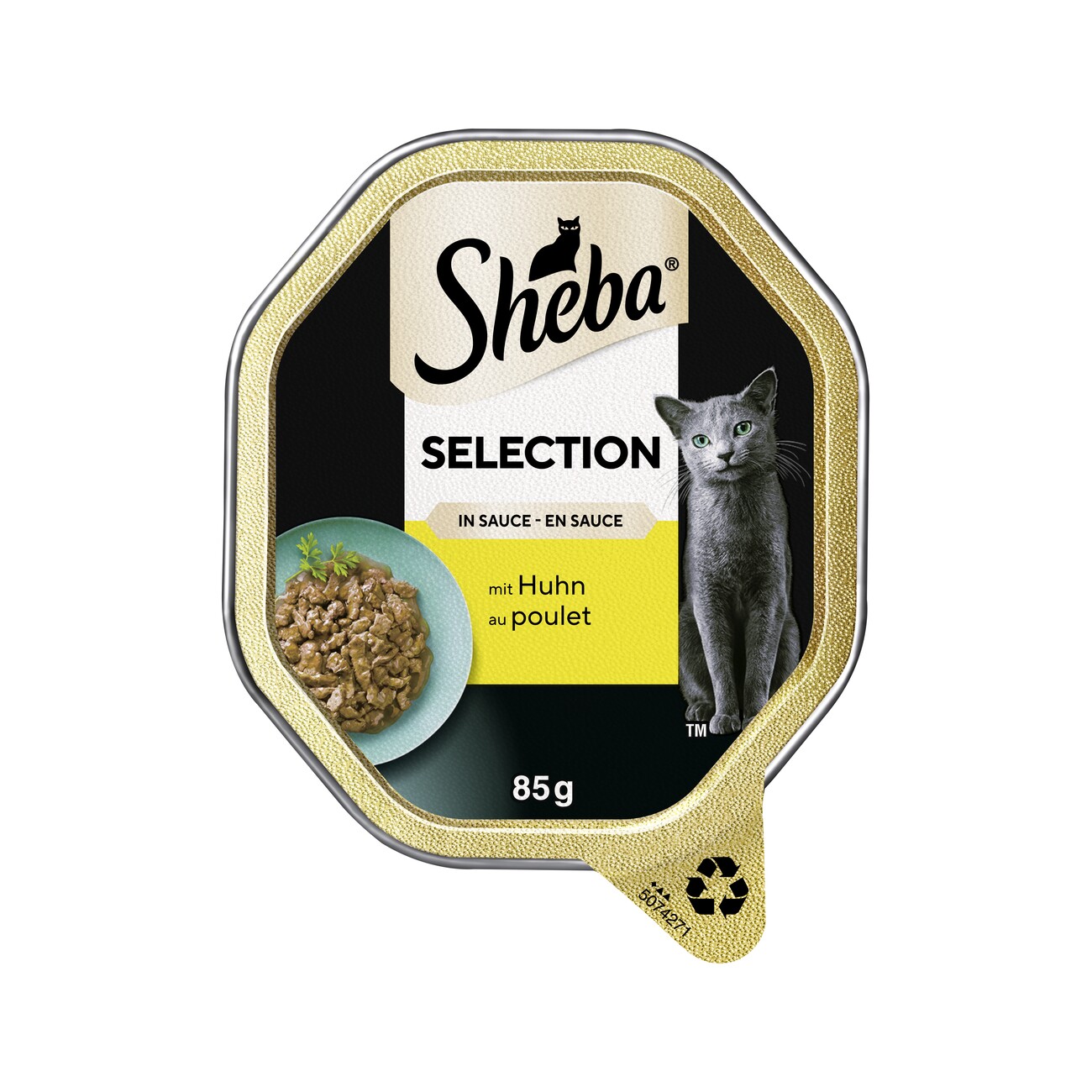 Sheba Schale Selection in Sauce Häppchen mit Huhn 22 x 85g