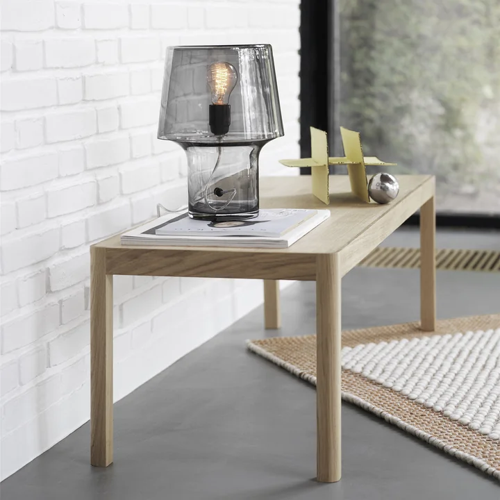 Muuto - Cosy in Grey Tischleuchte, transparent grau