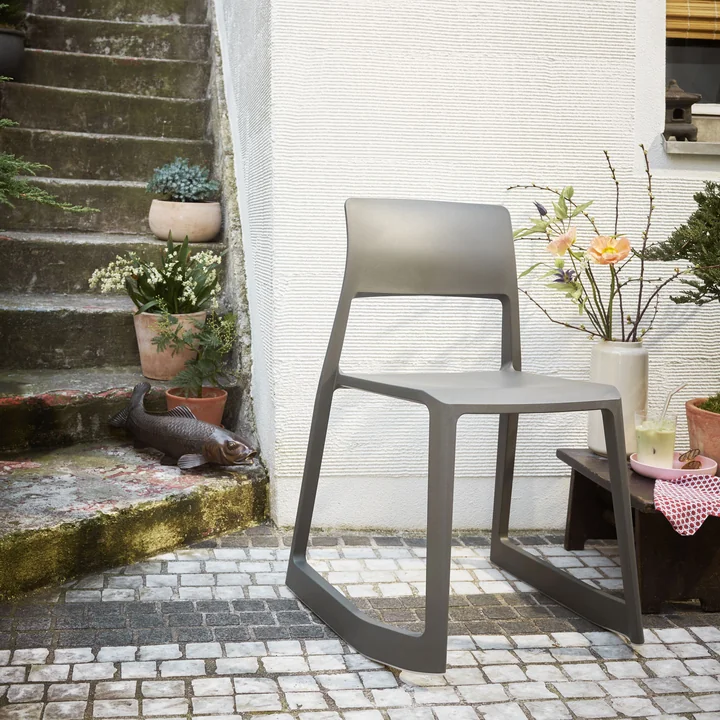 Vitra - Tip Ton RE, eisgrau