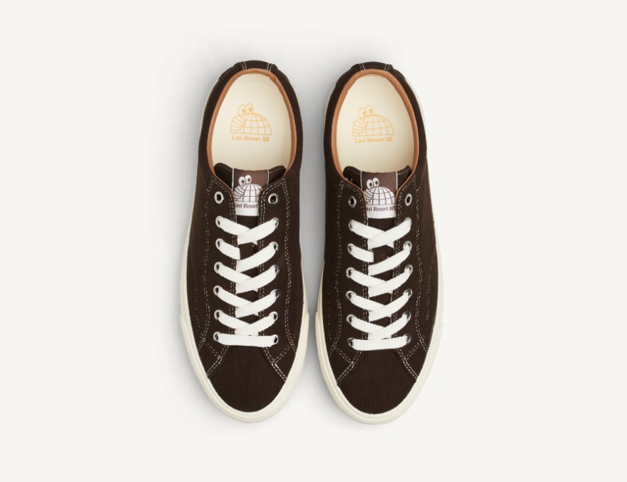 Last Resort AB VM003 Lo Cord Dark Brown White 7 US / 39 EU