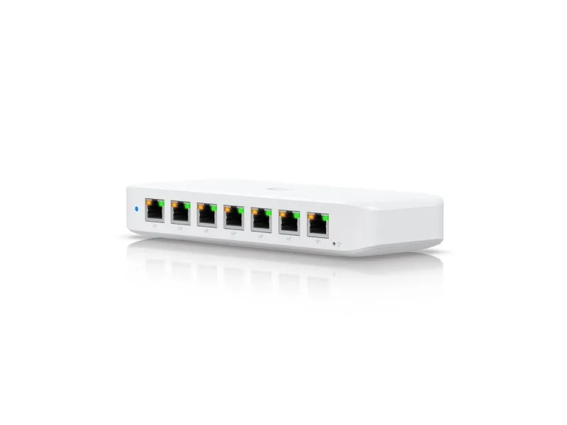 Ubiquiti UniFi Switch Ultra 60W - Switch - Administreret - 7 x 10/100/1000 (PoE )   1 x 10/100/1000 (PoE  ) - desktop, væg-monterbar - PoE   (52 W) - AC