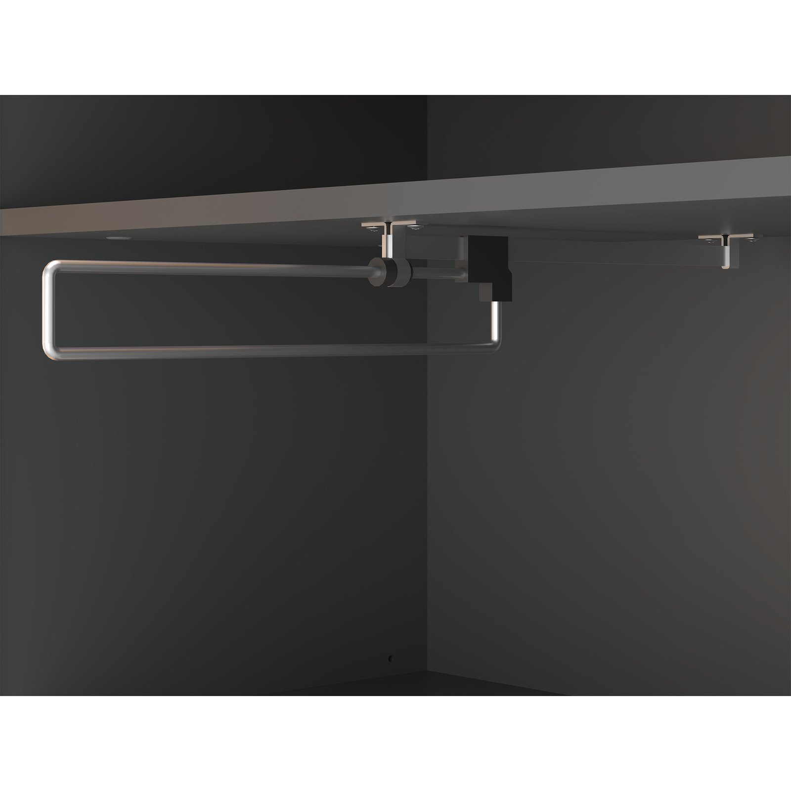 Garderobenschrank Turino 64, Dekor Eiche