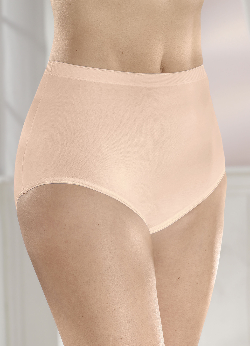 brio lingerie Fünferpack Slips mit elastischen Abschlüssen