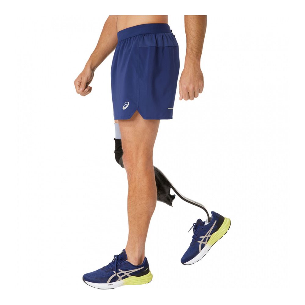 Asics ROAD 2-N-1 5IN - Short Homme deep ocean/performance black