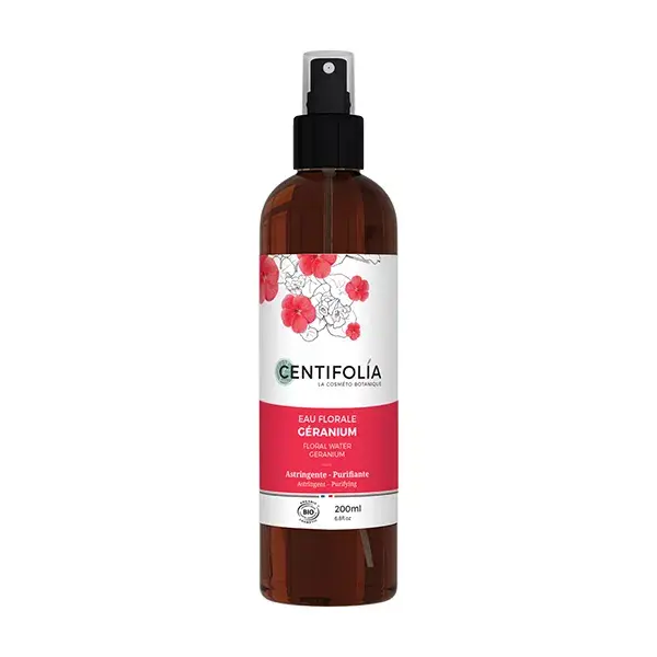 Água Floral Orgânica de Gerânio Centifolia 200ml