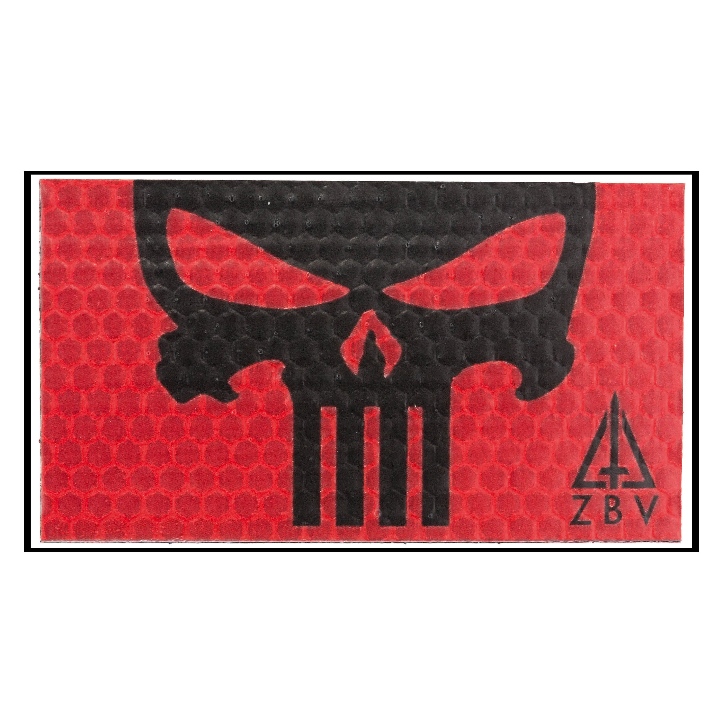 Jackets To Go -  Reflektierender Patch Red Punisher