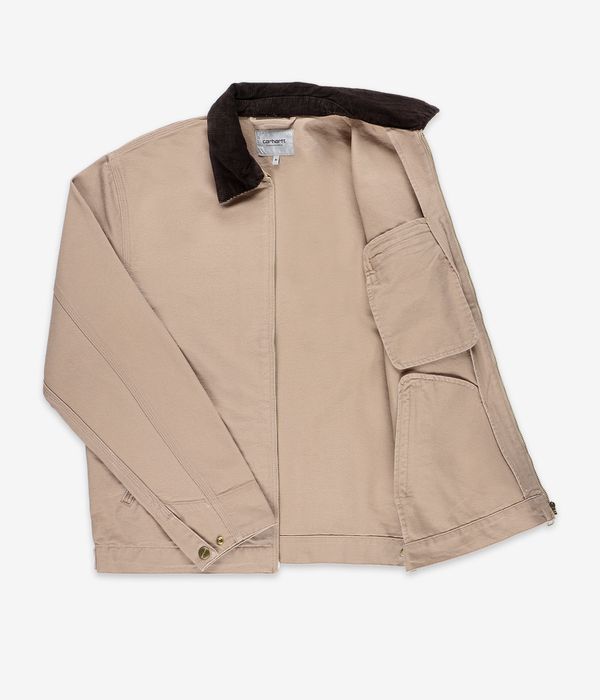 Carhartt WIP Detroit Organic Dearborn Jacke (dusty h brown tobacco rinsed)