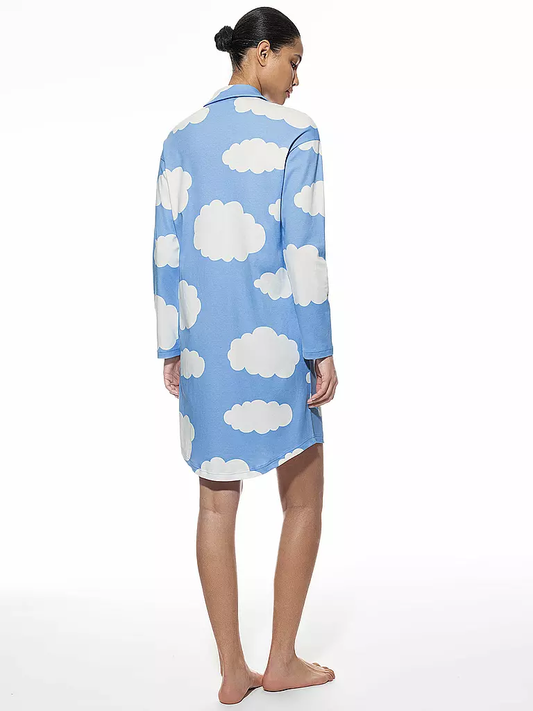 MEY Nachthemd - Sleepshirt hellblau