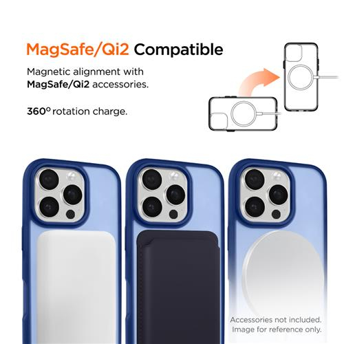 iPhone 16 Pro MagSafe Blizzard Case GRS Schutzhülle aus Recycelten Materialien (EGCA00830) - Blau