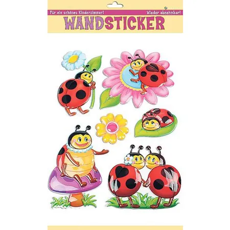 Trötsch Wandsticker Marienkäfer