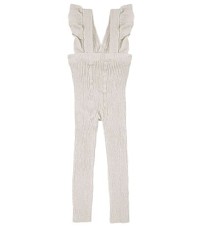 Condor Leggings m. Träger - Rib - Beige