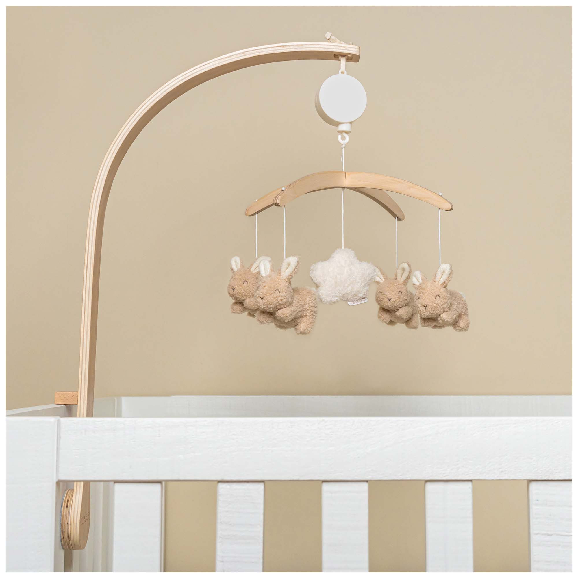 Little Dutch Baby Bunny muziekmobiel beige