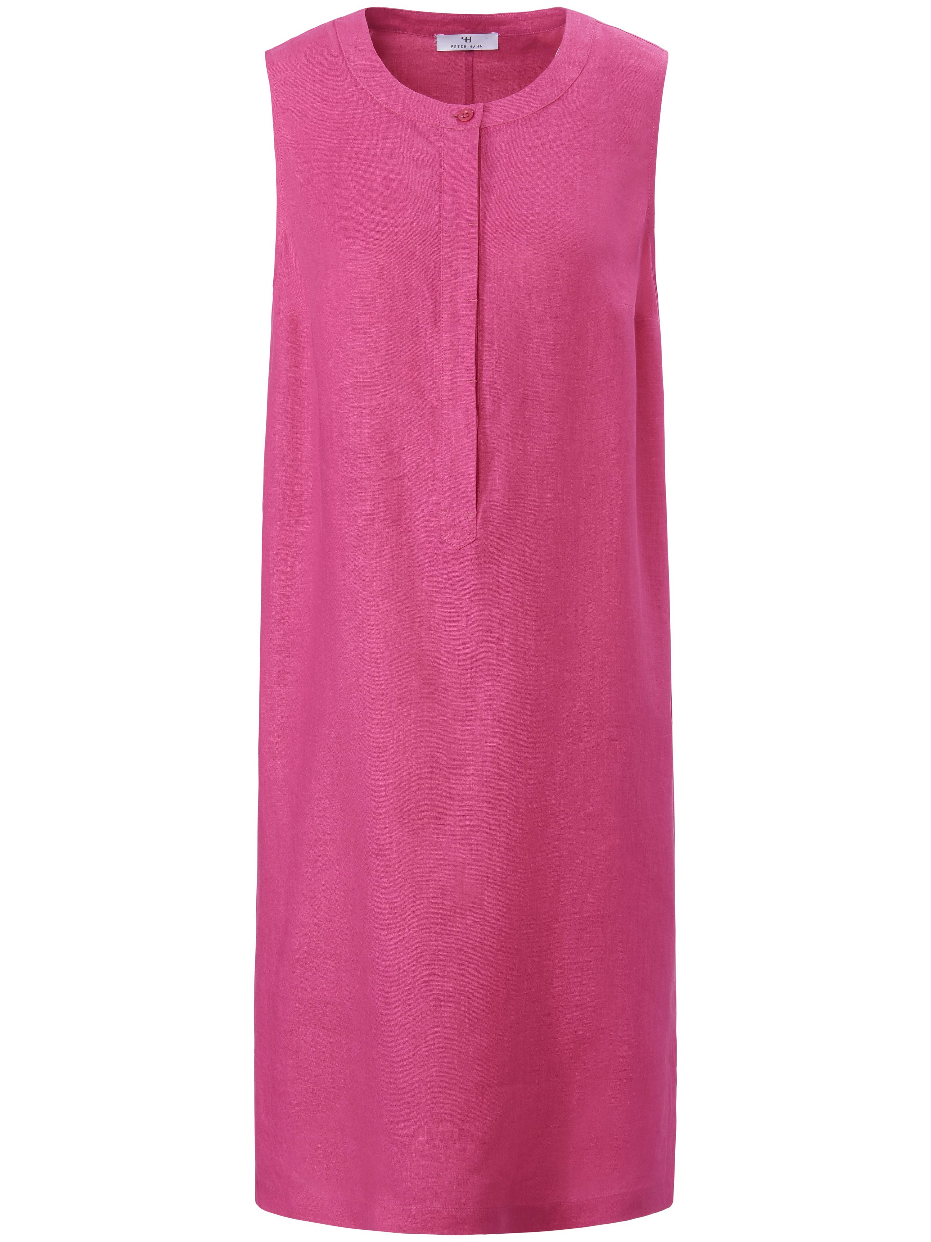 Ärmelloses Kleid aus 100% Leinen