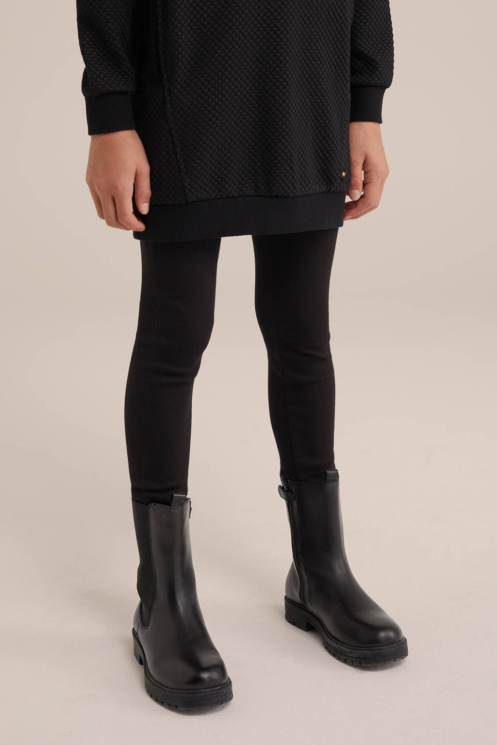 WE Fashion slim legging zwart