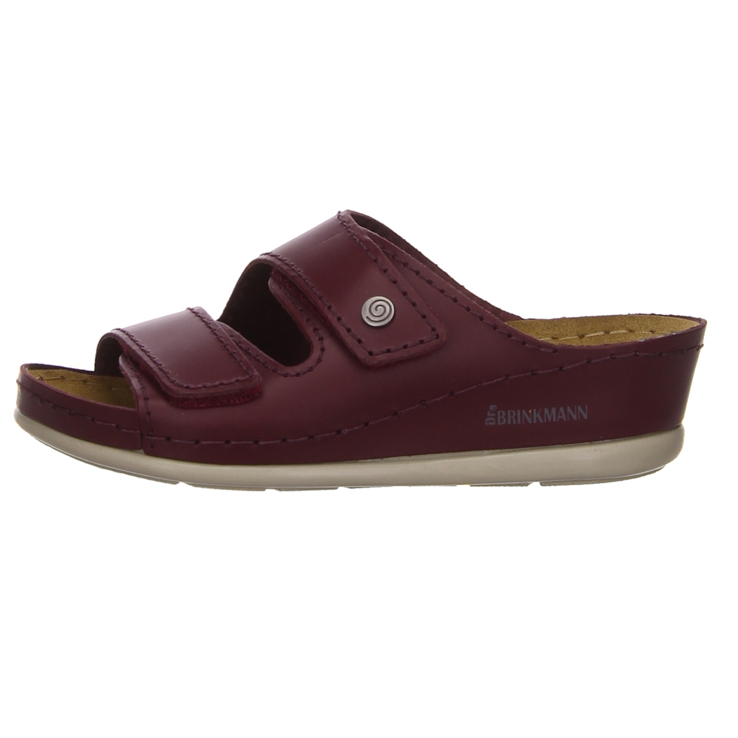Pölking Pantoletten bordeaux rot