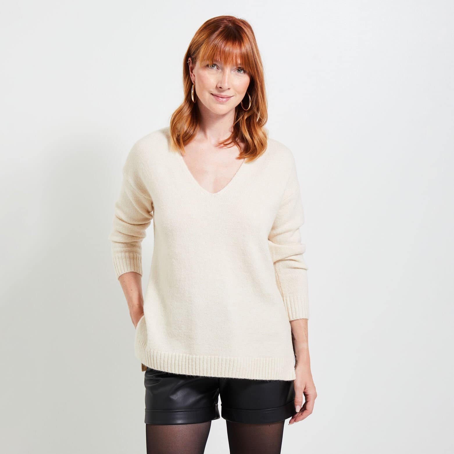 Pull loose femme