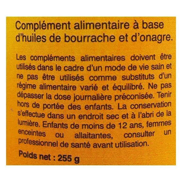 Óleo de Borragem e Prímula Original Nat & Form com Vitamina E, 360 cápsulas