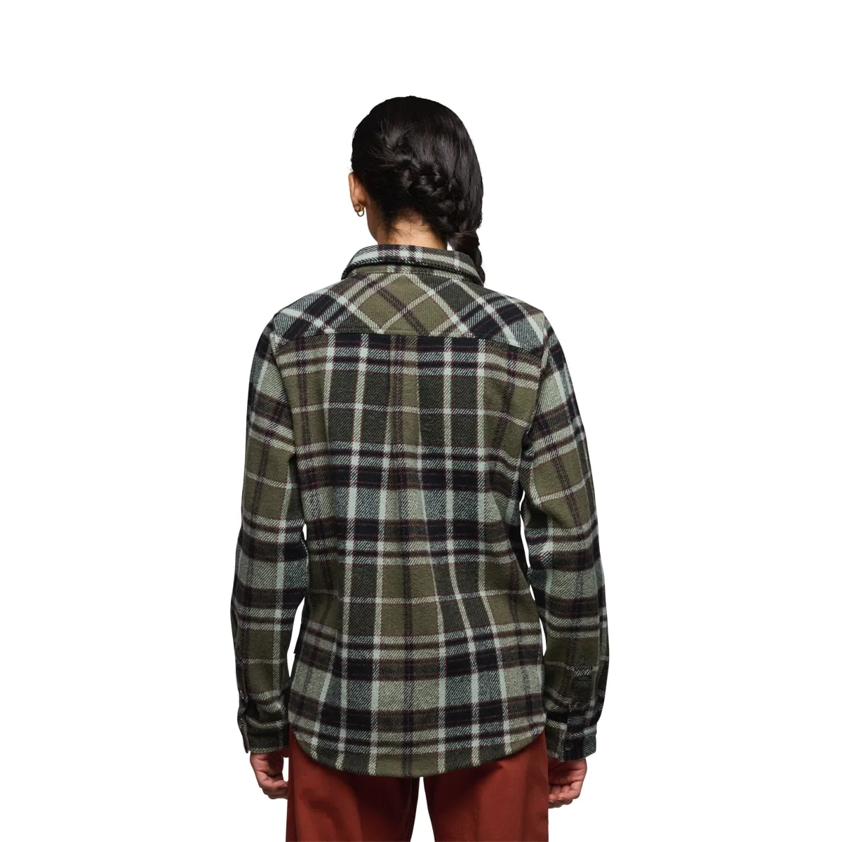 Black Diamond Women's Project Heavy Flannel Tundra-Black-Agave Plaid