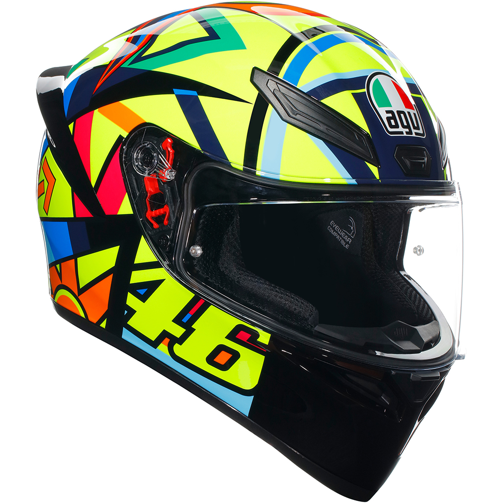 AGV - Casque K1 S Soleluna 2017 Jaune / Multicolore