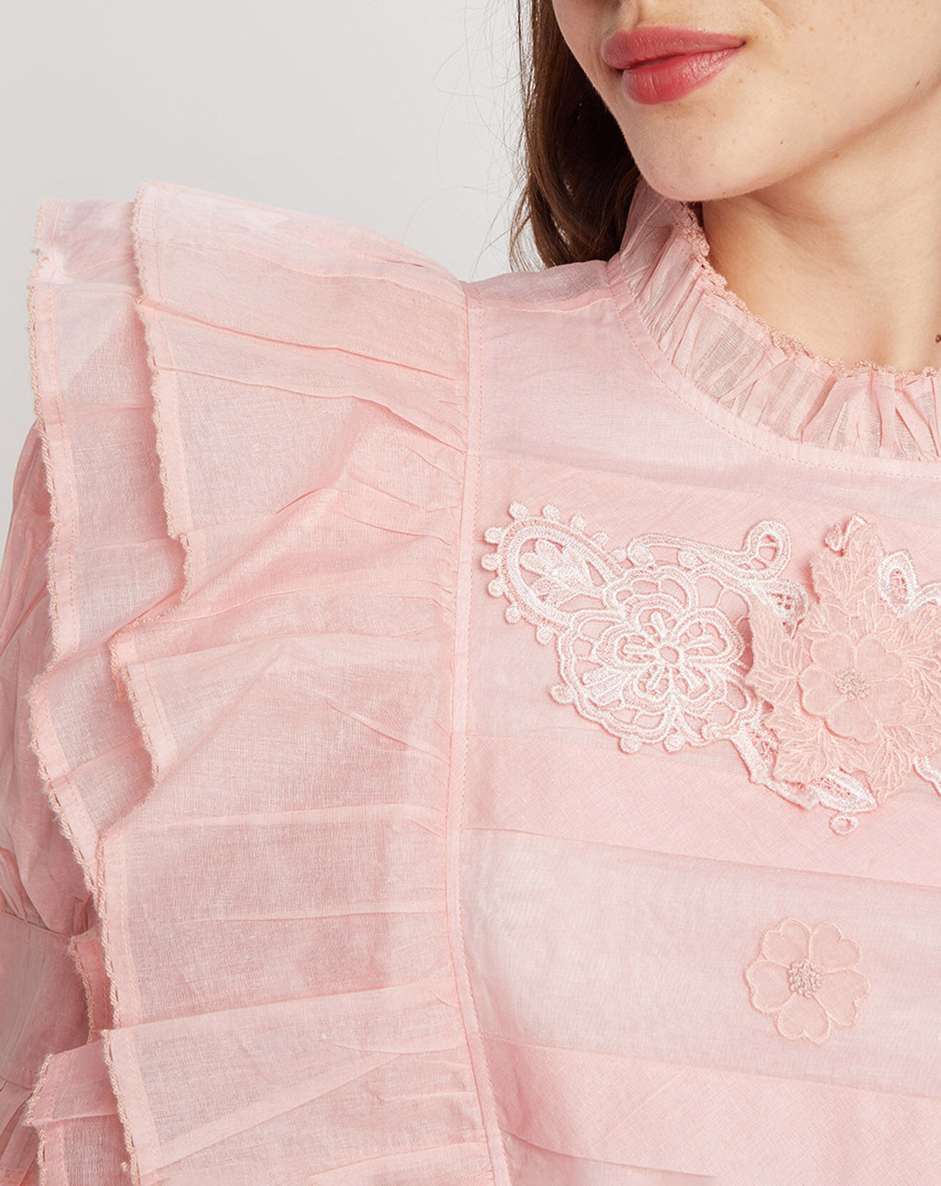 Manoush Blouse Religieuse rose