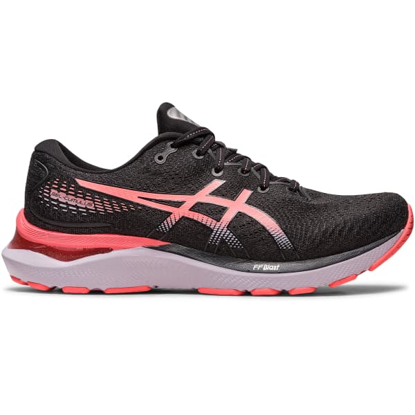Chaussure running ASICS GEL-CUMULUS 24 W BLACK/PAPAYA