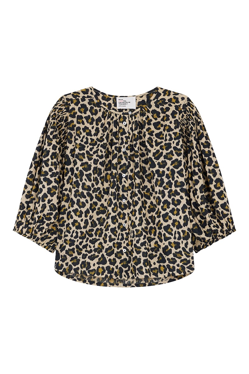 LEON & HARPER<br>Blusa CORSO LEO com mangas bufantes 3/4