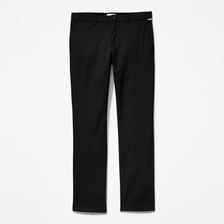 Pantalon chino stretch Sargent Lake pour homme en noir